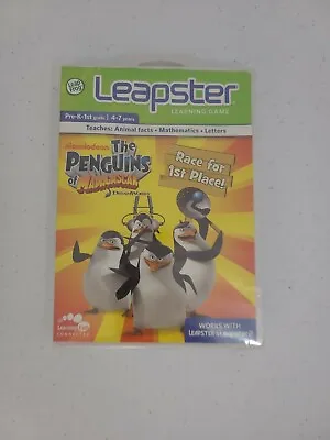 Leap Frog Leapster & Leapster 2 THE PENGUINS OF MADAGASCAR Game Cartridge W/case • $17.99