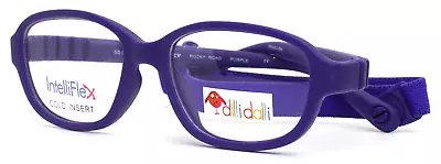 DILLI DALLI Rocky Road Purple Girls Kids Oval Full Rim Eyeglasses 50-16-130 B:33 • $19.99