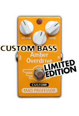 Mad Professor Amber Overdrive For Bass Limited Edition Bass Pedal • $259.99