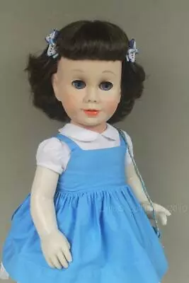 1960 Vintage Chatty Cathy 20  Doll Brown Hair Blue Eyes Soft Face Mattel Collect • $79.99