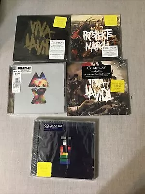 Coldplay 5 CD Lot - X&Y Viva La Vida Mylo Xyloto Prospekts Viva La Vida • $50