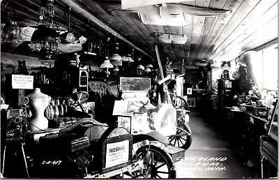 $10 • Buy RPPC Automobiles, Lamps Record Players At Cleveland Museum In Calumet, Michigan