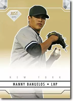 MANNY BANUELOS 2011 Just GEMS Rookie Mint GOLD Parallel RC #/100 • $1.75