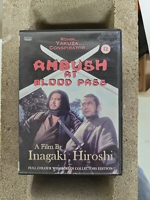 AMBUSH AT BLOOD PASS DVD Inagaki Hiroshi Mifune Toshiro 1970 Ronin Yakuza Film • $22