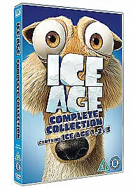 Ice Age 1-3 DVD (2009) Chris Wedge Cert U 3 Discs Expertly Refurbished Product • £2.49