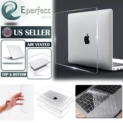 $15.99 • Buy For 2022 MacBook Air M2 A2681 A2337 Pro 13  A2338 Clear Hard Case Keyboard Cover