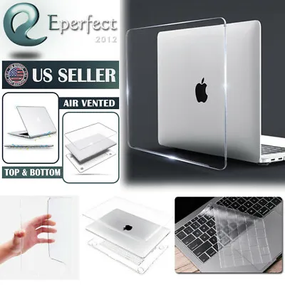 For 2023 MacBook Air M2 A2681 A2941 Pro 16  A2991 Clear Hard Case Keyboard Cover • $16.55