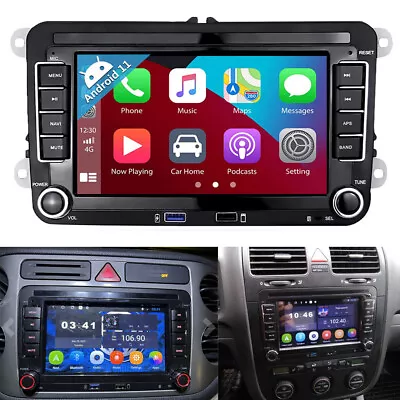$99.99 • Buy Android 11 Apple Carplay Android Auto RADIO Car Stereo For Passat Jetta Golf VW