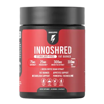 Inno Supps Inno Shred Day-time Fat Burner + Appetite Support Stimulant Free • £39