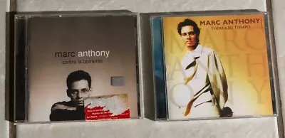 Marc Anthony 2 Cd Lot - Contra La Corriente & Todo A Su Tiempo - RMM Music Cd • $14.99