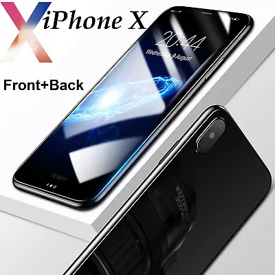 $4.99 • Buy Anti-scratch 4H PET Soft Film Screen Protector For Apple IPhone X Front And Back