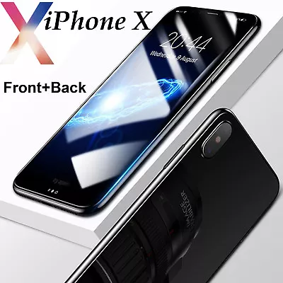 Anti-scratch 4H PET Soft Film Screen Protector For Apple IPhone X Front And Back • $4.99