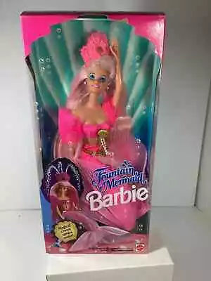 Vintage 1993 Fountain Mermaid Barbie Doll #10393 Mattel NEW In BOX! 96U • $64.96