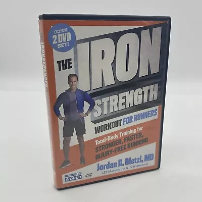 The Iron Strength Workout For Runners (2-DVD 2015) Jordan Metzl MD • $9.95