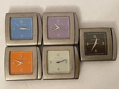 LEVENGER Mini Pocket Purse Watch Clock Orange Blue Purple White Brown Face Lot • $99.99