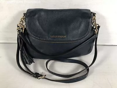 Michael Kors Womens Navy Leather Inner Pockets Classic Medium Crossbody Bag • $24.99