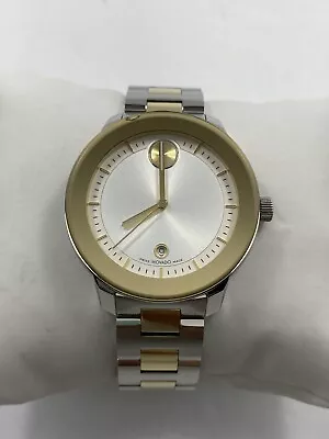 Movado Bold Verso SWISS Quartz Two Tone Stainless Steel Ladies Watch 3600870 • $199.95