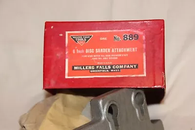 MILLERS FALLS TOOLS ACCESSORIES #889 NOS Vintage 6  Bench Grinder Attachment • $45