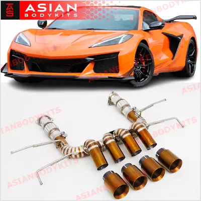 $2999 • Buy TITANIUM CATBACK EXHAUST For CHEVROLET CORVETTE C8 Z06 2020+