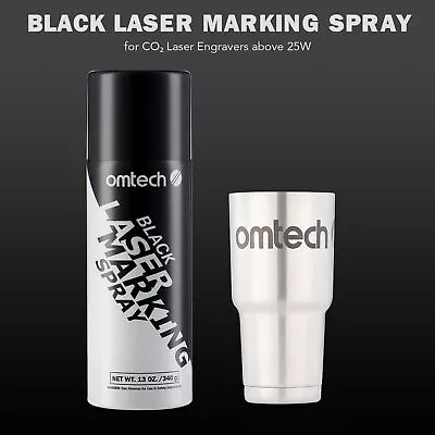 OMTech Laser Marking Spray High Contrast Spray For Metal Engraving 13 Oz Aerosol • $35.99