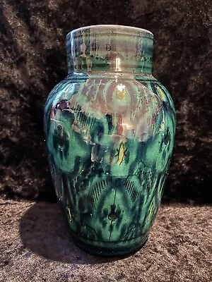 £120 • Buy Vintage Poterie Serghini Safi Moroccan Earthenware Pottery Vase