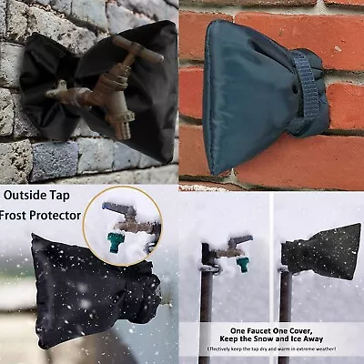 Outside Tap Cover Winter Frost Garden Tap Insulation Thermal Protector Jacket • £3.90