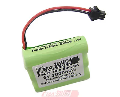 Ni-MH 6V 2000mAH Rechargeable Battery To 80 Led Solar Bulbs Light SM2P AA_5SW • $16.24