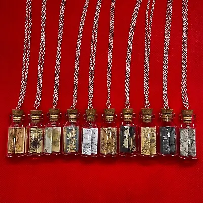 Map Bottle Necklace [Westeros Narnia Harry Potter Six Duchies Middle Earth] NEW • $6.18