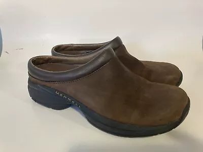 Merrell Primo Jungle MOC Womens Size 7.5 Slip On Clogs Shoes Brown J60472 • $23.75