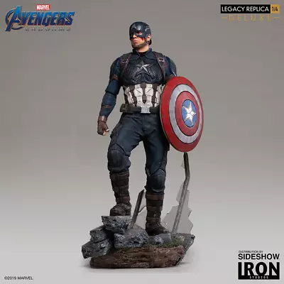 Captain America Avengers End Game Iron Studios Deluxe Legacy Replica 1/4 Statue • $849.99