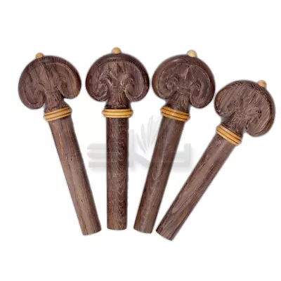 Rosewood Violin Pegs 4/4 Size Fiddle Violin Parts New High Quality (#5) • $29.99