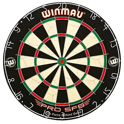 Winmau Dartboard Pro SFB Round Wire Bristle Board With Staple-Free Bullseye • £39.80