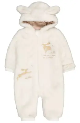 BABY ALL IN ONE WINTER SUIT 'GUESS HOW MUCH I LOVE YOU' 9-12MTHS - New • £18.99