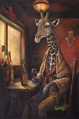 Michael Godard  Tall Drink  (G) - Giclée On Canvas • £482.50