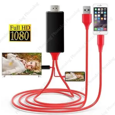 HDMI Mirroring AV Cable Phone To TV HDTV Adapter 1080P For IPhone 14 13 12 11 XR • $11.45