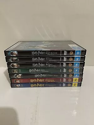 Harry Potter DVD 7 Movies Collection Years 1-7 1 2 4 5 6 7 Reg 4 Missing Year 3 • $14.76