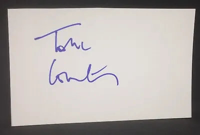 Tom Courtenay Autograph DADS ARMY KING Of THIEVES Signed Card AFTAL • £6.99