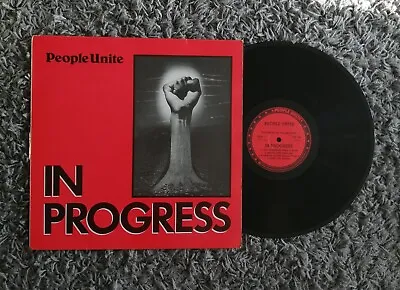 People Unite In Progress LP VG+ / VG++ Roots Reggae Dub ABACUSH MISTY IN ROOTS • £70