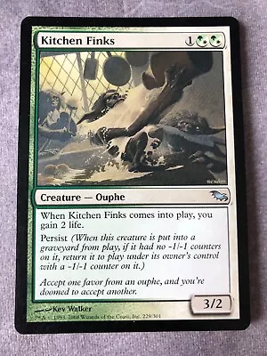 $4.40 • Buy Kitchen Finks *Uncommon* Magic MtG X1 Shadowmoor NM