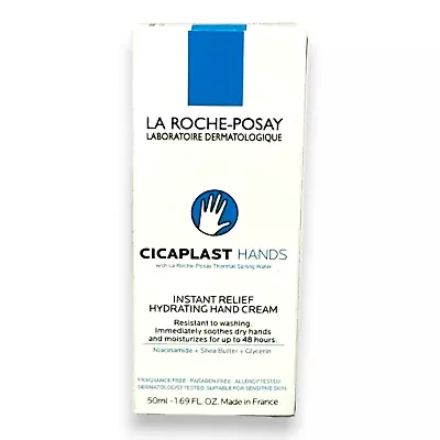 La Roche-Posay Cicaplast Hands Instant Relief Hydrating Hand Cream 1.69oz 07-25 • $12.95