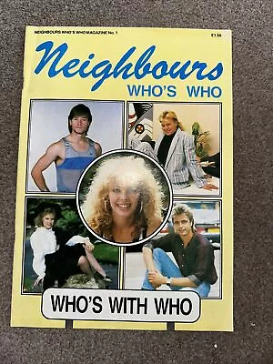 Neighbours - Who’s Who Magazine - 80’s Issue 1 - Kylie Minogue / Jason Donovan • £8.99