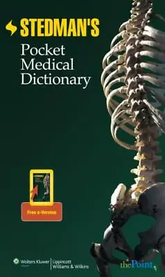 Stedman's Pocket Medical Dictionary - 9780781779500 Paperback Stedmans • $4.47