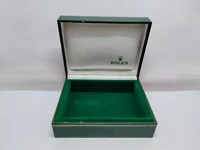 GENUINE ROLEX Green Watch Box Case 11.00.2 Wood Leather No Inner 230625002yS • $100.50