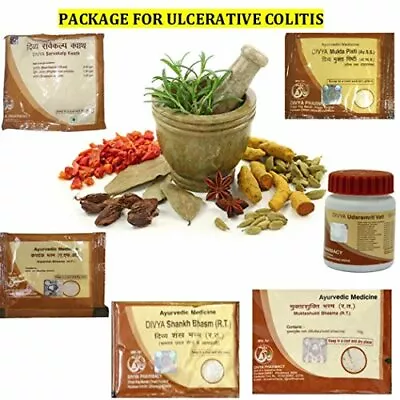 Baba Ramdev Ayurveda Patanjali Package For Ulcerative Colitis With Free Shipping • $69