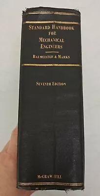 VINTAGE 1967 Baumeister & Marks’ Standard Handbook For Mechanical Engineers 661 • $23.99