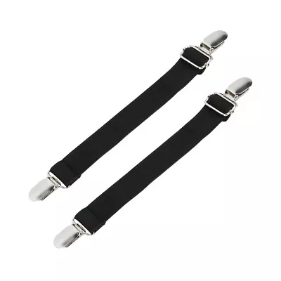 Motorcycle Pant Leg Clamps Straps Clips Holder Portable Stirrups Pants Clip • $7.50