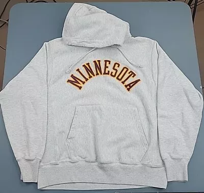 Minnesota Golden Gophers Champion Reverse Weave Sweatshirt Embroidered Used • $29.99