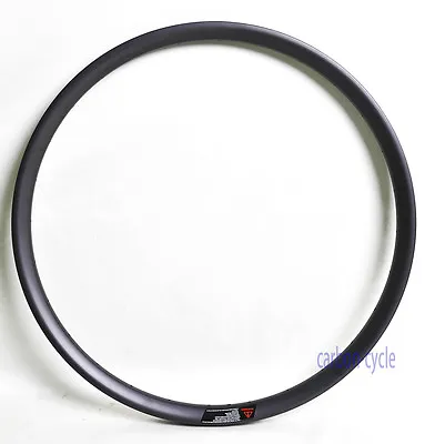 27.5er MTB Wheel Carbon Clincher Rim 35mm UD Matt 28h Tubeless Mountain • $135