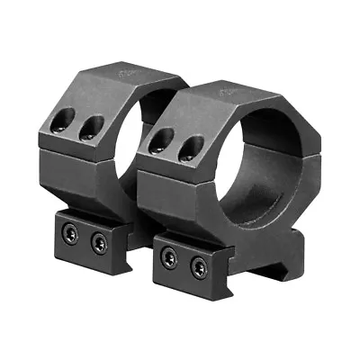 Heavy Duty 30mm Scope Rings Medium Rise 4 Screw For 1913 Picatinny Rail Mounts • $18.98