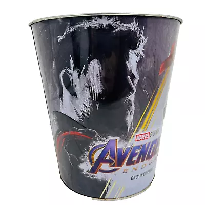 Marvel Avengers Thor Endgame 2019 Metal Popcorn Tin Trash Can Chris Hemsworth • $29.99